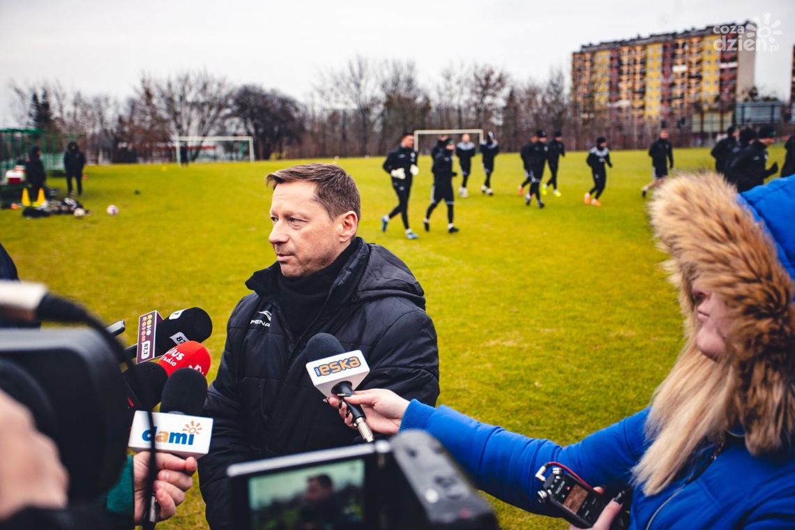Trener Dariusz Banasik podsumował sparing z Zagłębiem Sosnowiec
