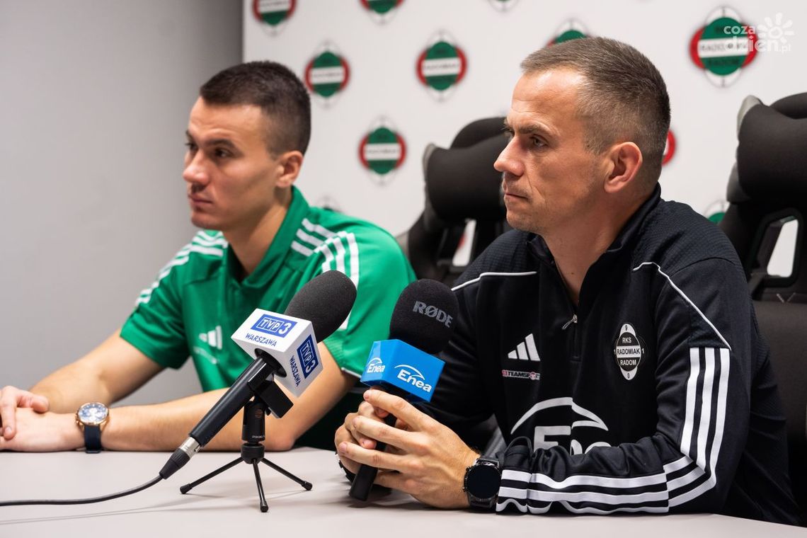 Trener Maciej Kędziorek przed meczem z Cracovią 