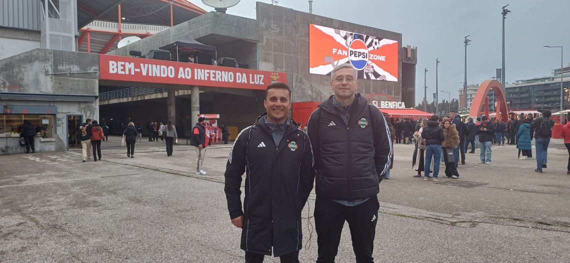 Trenerzy Radomiaka z prestiżową wizytą w Akademii Benfiki