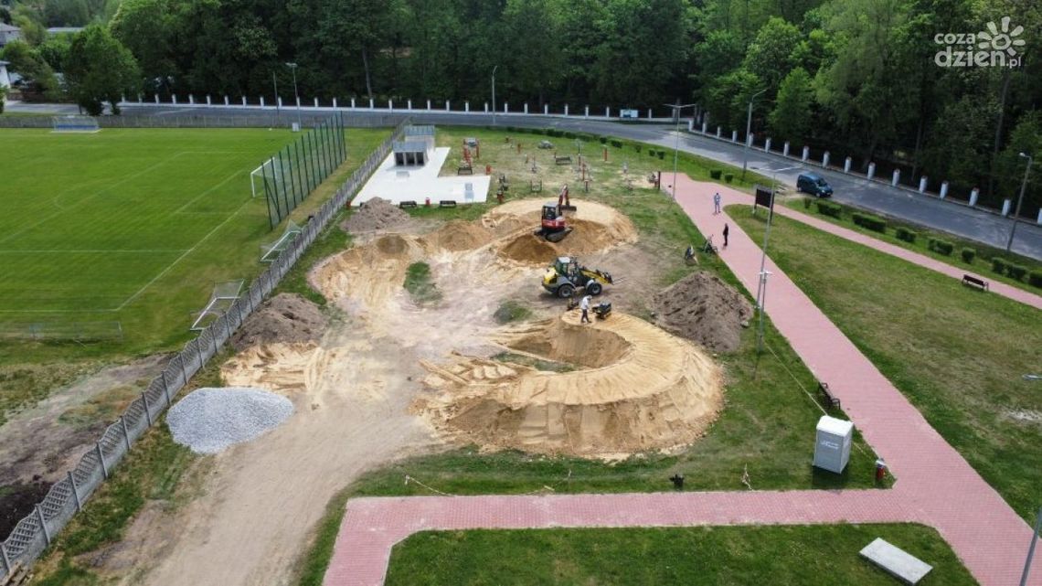 Trwa budowa toru pumptrack w Orońsku