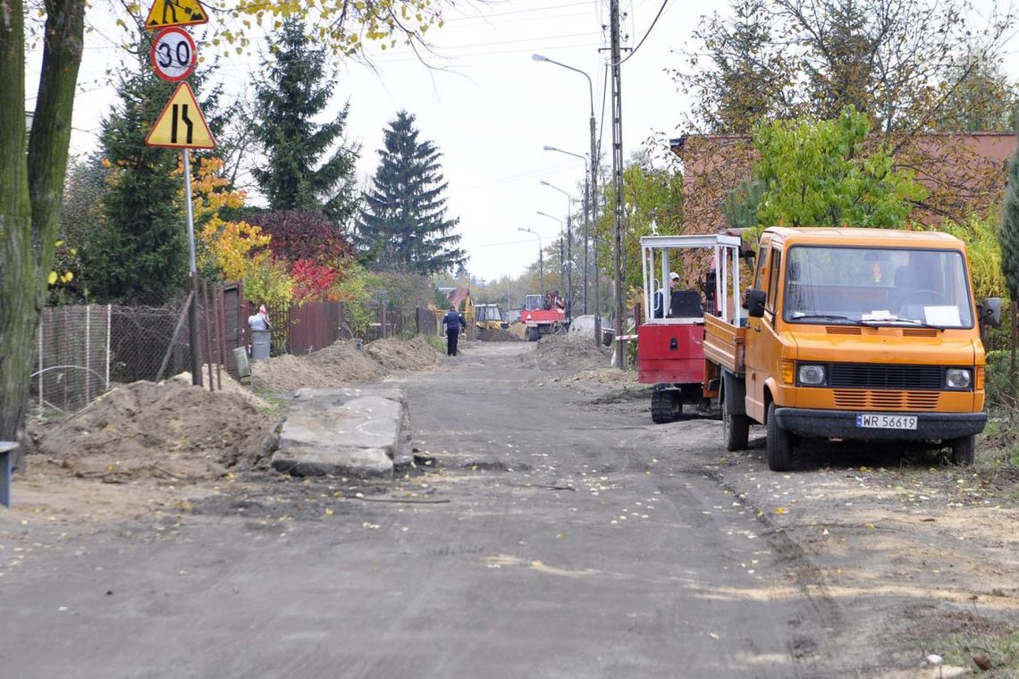 Trwa budowa ulicy Opolskiej Trwa budowa ulicy Opolskiej