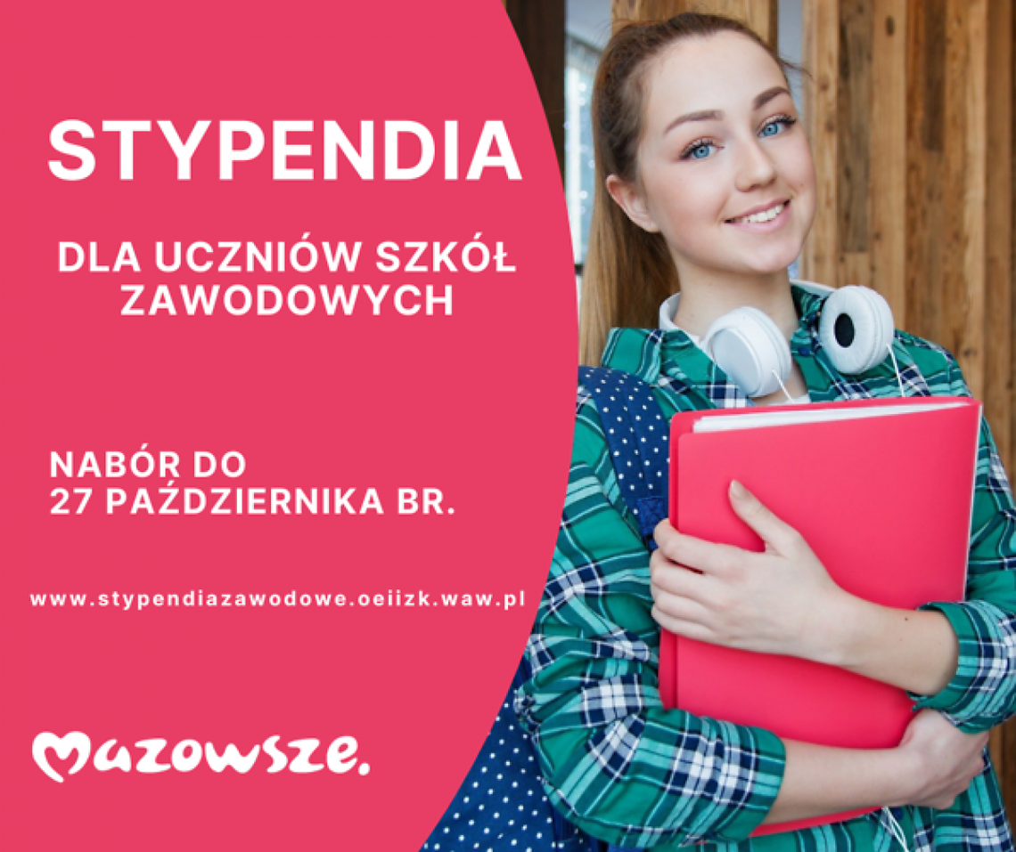 Trwa nabór na stypendia dla uczniów szkół zawodowych Trwa nabór na stypendia dla uczniów szkół zawodowych