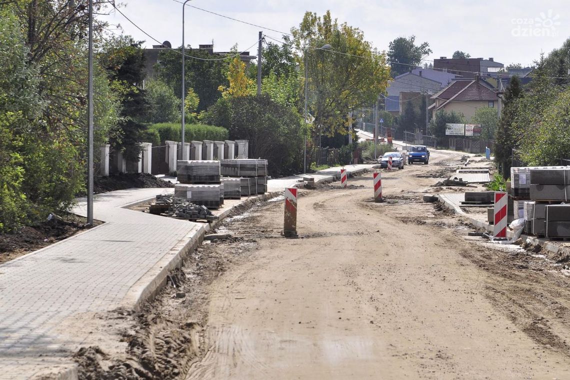 Trwa przebudowa ulicy Witkacego