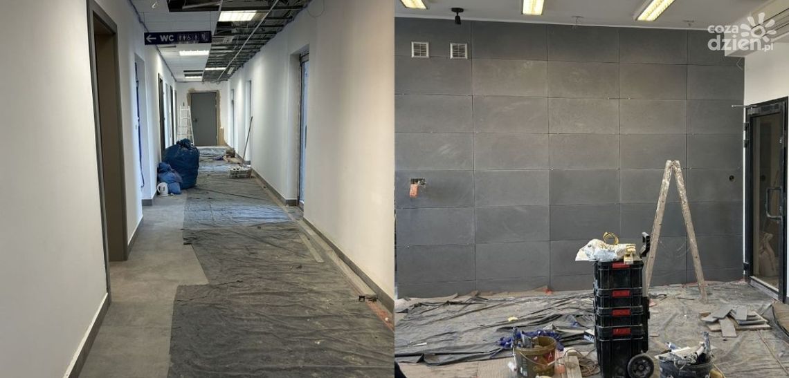Trwa remont Wydziału Komunikacji Starostwa Powiatowego w Radomiu