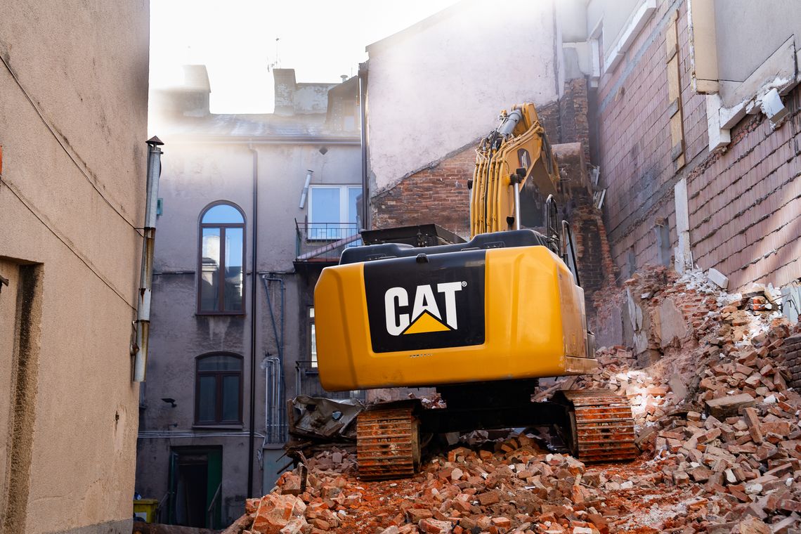 Rozbiórka kamienicy przy Szewskiej w Radomiu