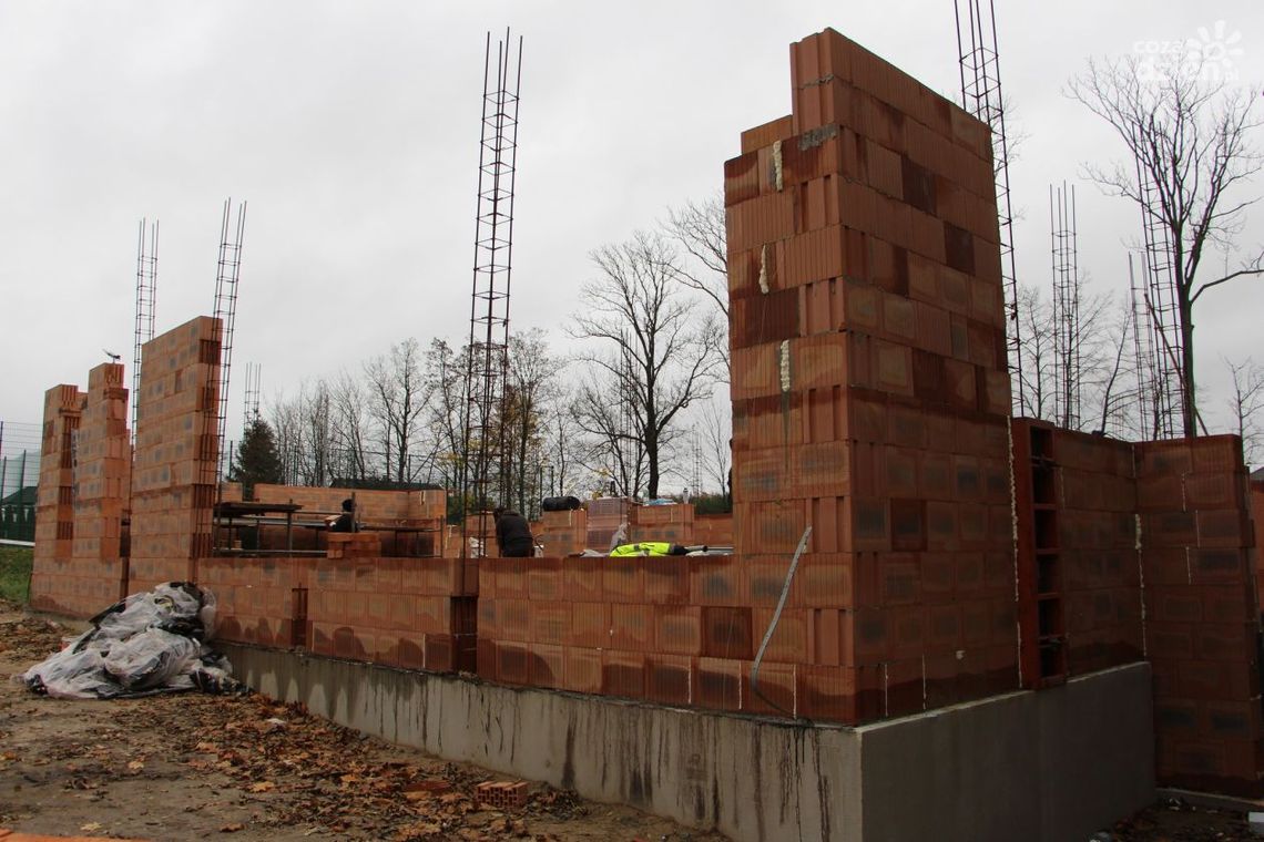 Trwa rozbudowa szkoły we Wrzeszczowie
