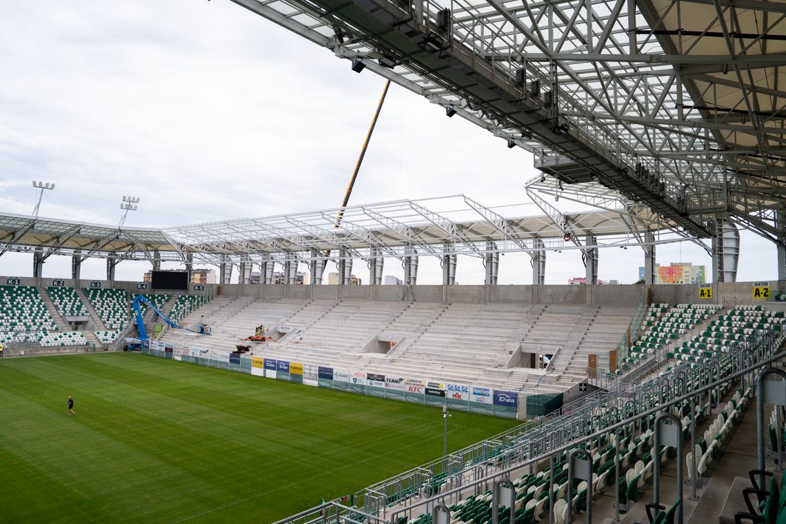 Trybuny stadionu przy Struga mogą być gotowe już na listopad. Jest wykonawca sektora gości