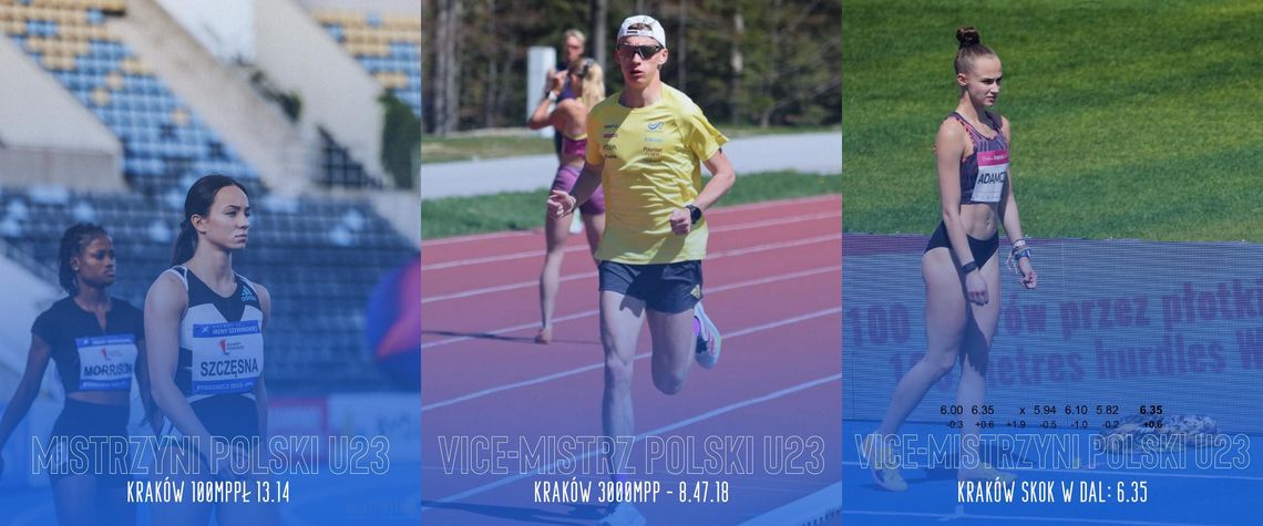 Trzy medale lekkoatletów RLTL GGG Radom na mistrzostwach Polski U23