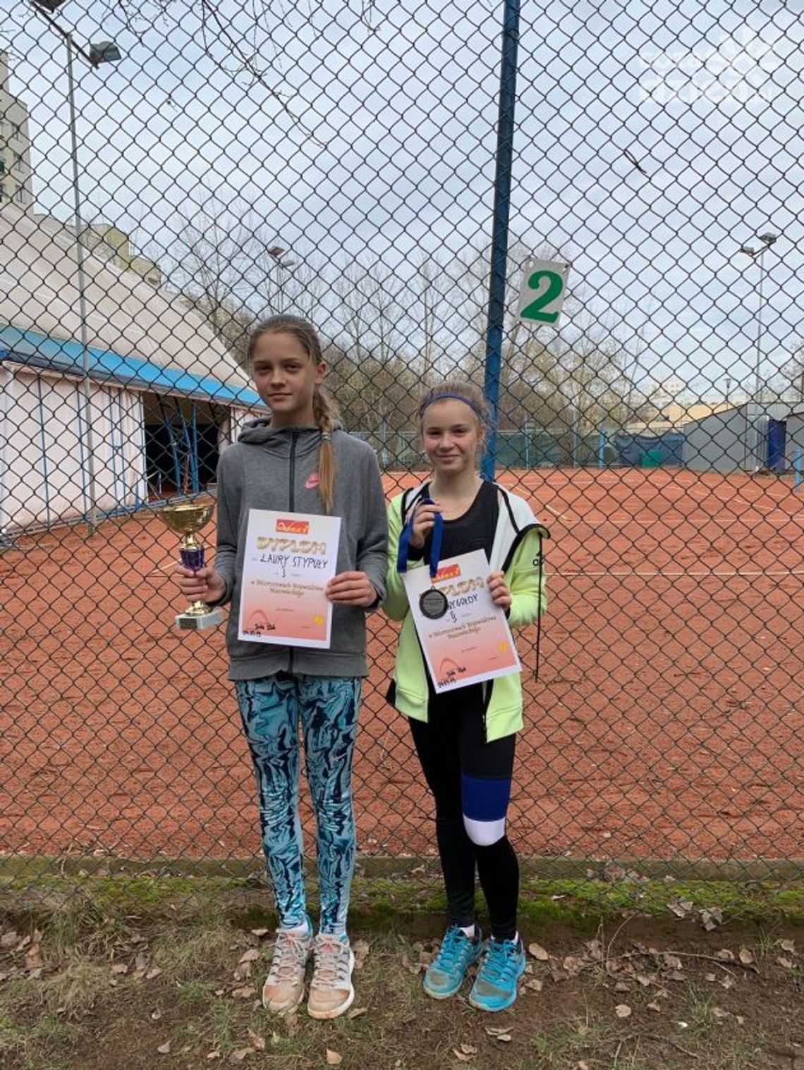 Trzy medale młodych tenisistek Trzy medale młodych tenisistek