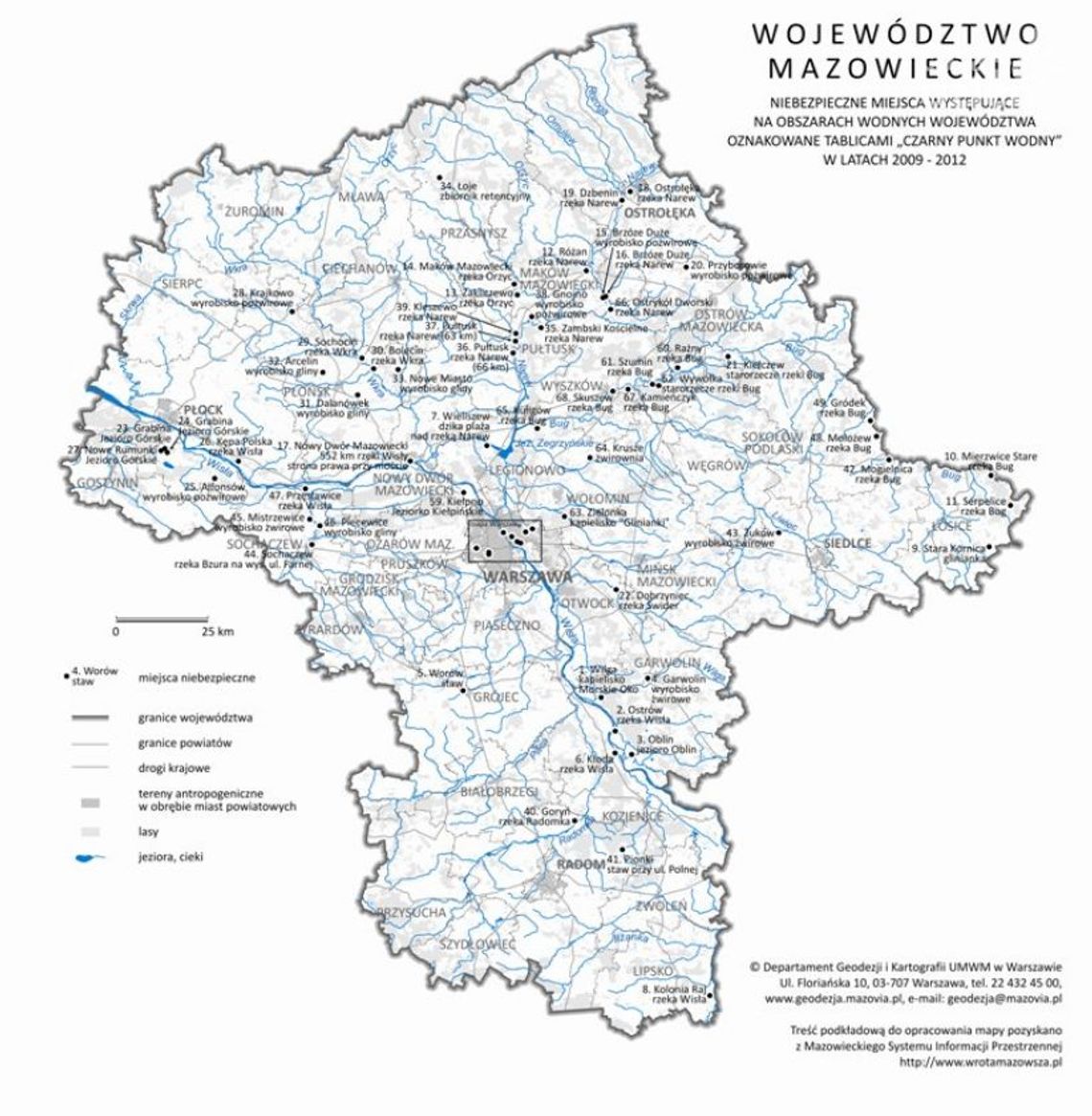 Tu lepiej się nie kąpać. Czarne punkty wodne!