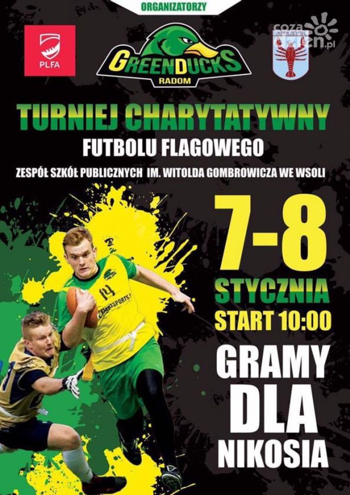 Turniej charytatywny futbolu amerykańskiego