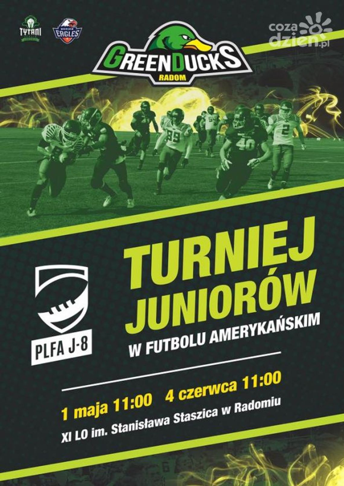 Turniej futbolu amerykańskiego zagości w Radomiu!