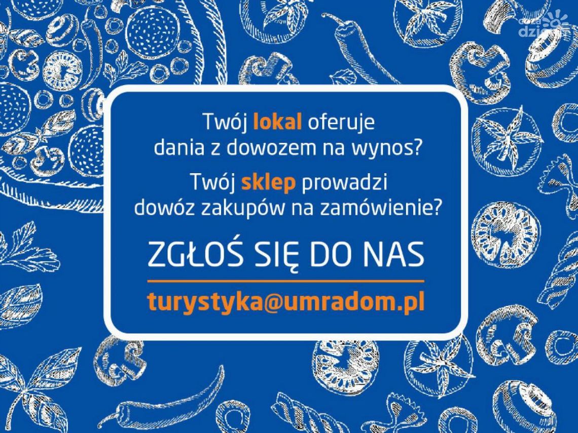 Twój lokal oferuje dania z dowozem? Zgłoś się do Urzędu Miasta