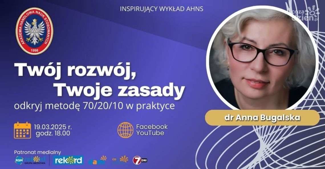 Twój rozwój, Twoje zasady - dr Anna Bugalska
