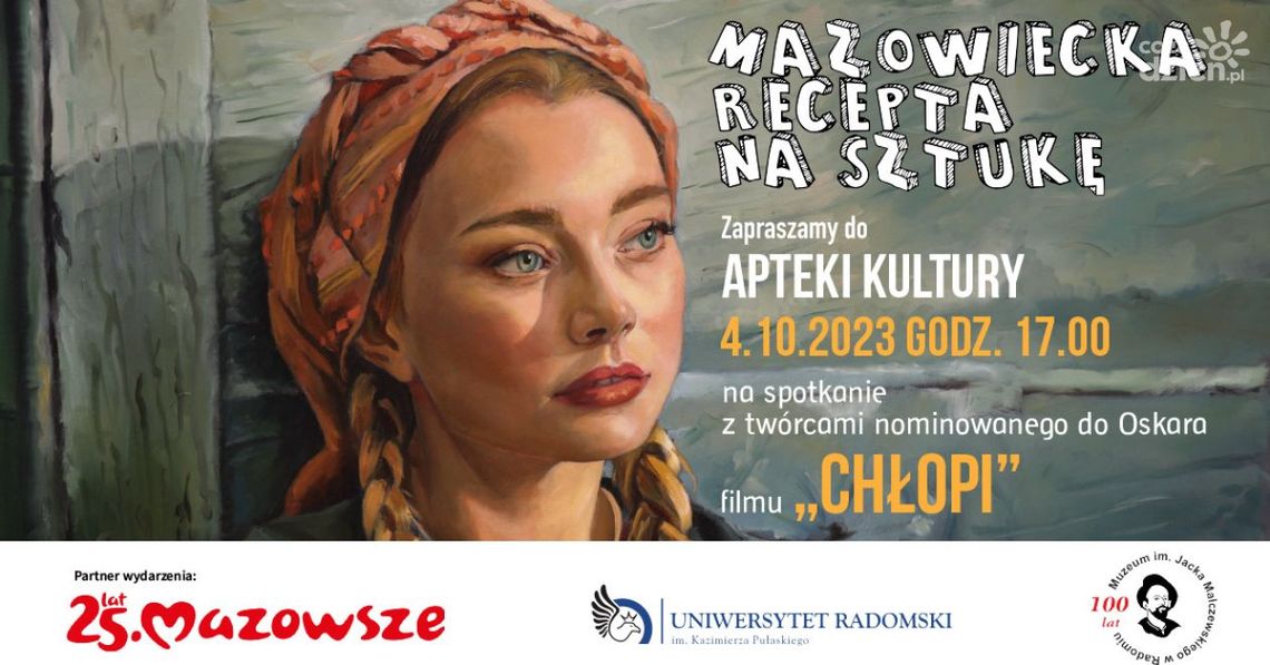 Twórcy "Chłopów" w środę w Radomiu. Przed nami kolejna Mazowiecka Recepta na Sztukę