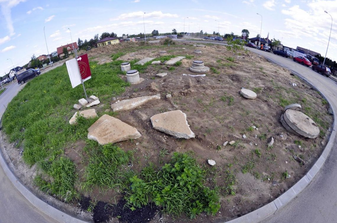 Tymczasowe światła na ulicy Mieszka I