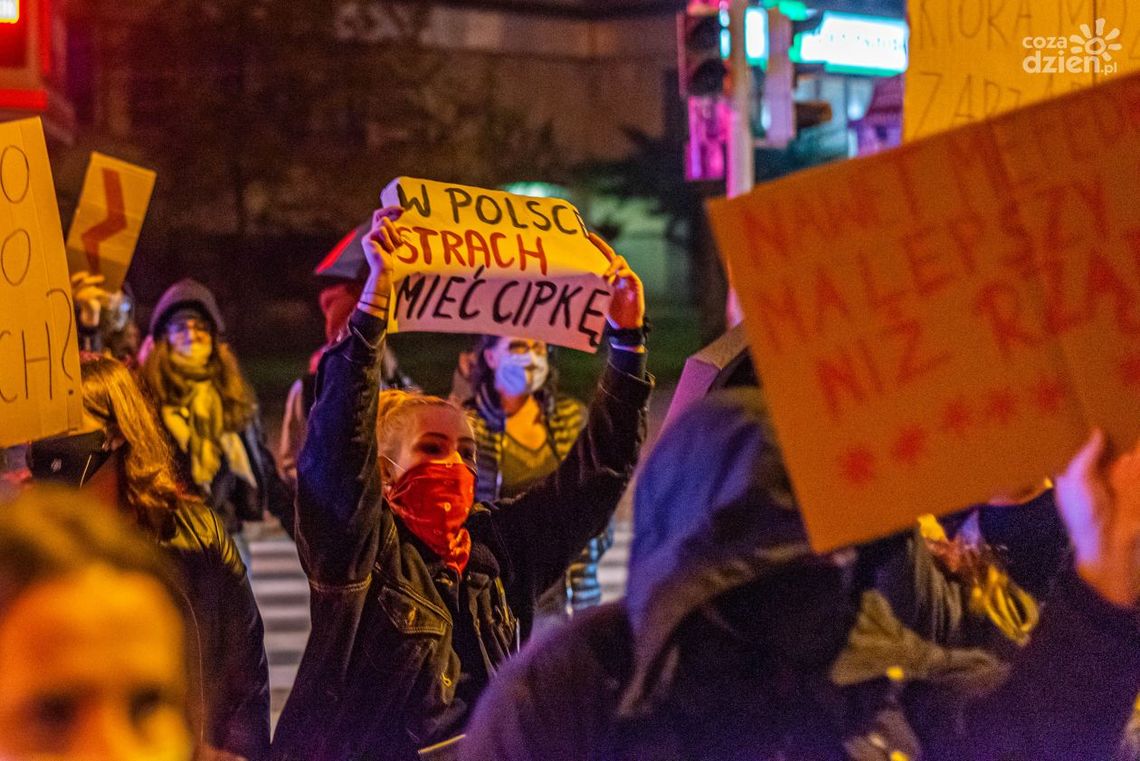 Ubliżał wracającym z protestu
