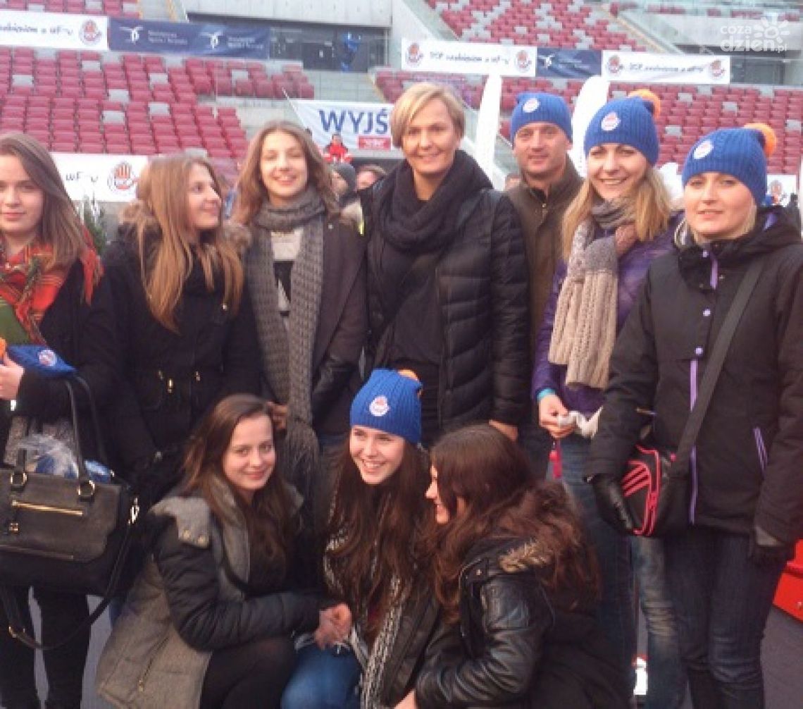 Uczniowie z PG 5 wzięli udział w lekcji WF-u na Stadionie Narodowym