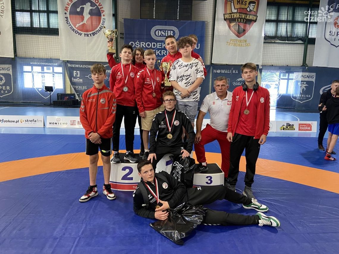 Udane występy zapaśników w mistrzostwach Polski zrzeszenia LZS-ów