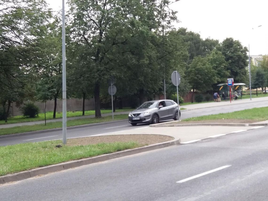 Ul. Maratońska. Można już zawrócić Ul. Maratońska. Można już zawrócić