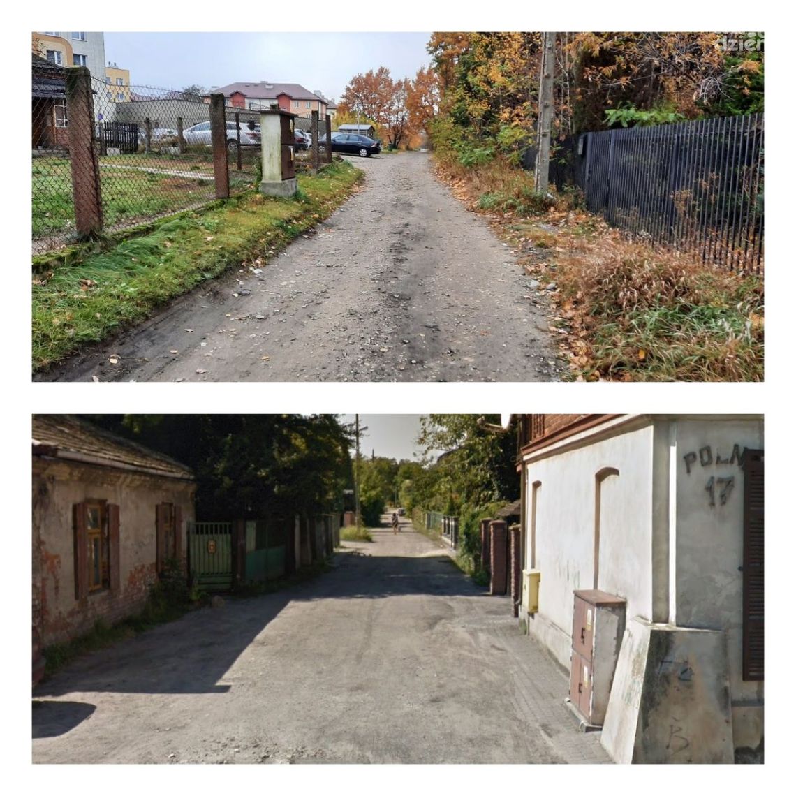 Ulica Dobra i Pośrednia do utwardzenia