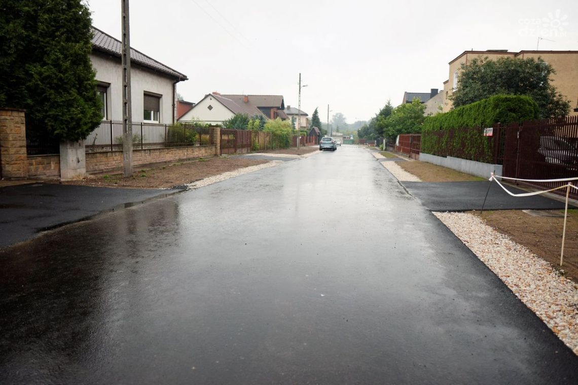 Ulica Gęsia z nową nawierzchnią