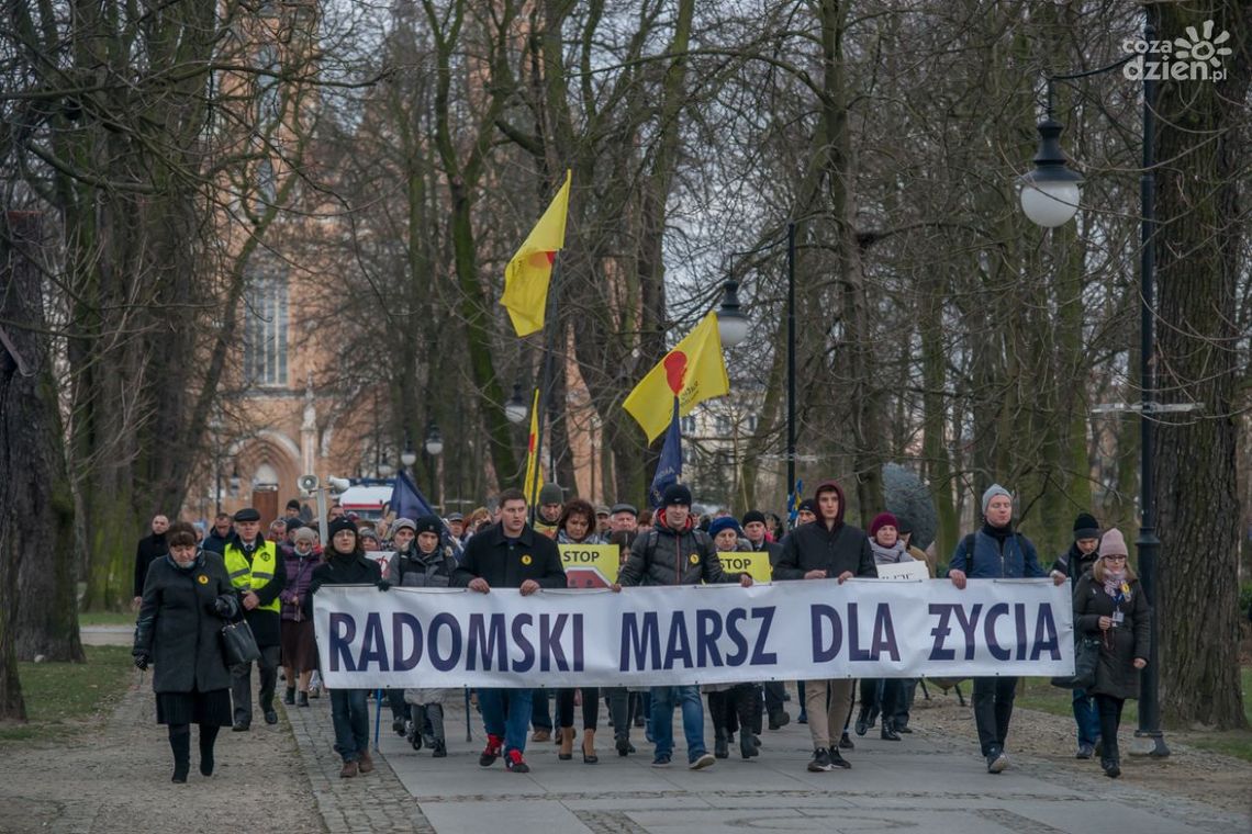 Ulicami Radomia przeszedł Marsz dla Życia