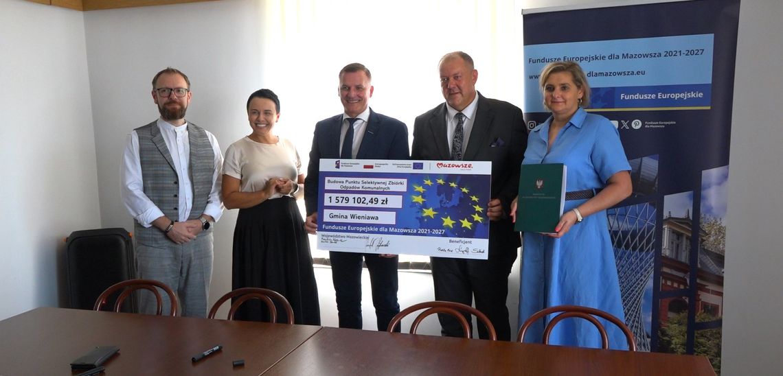 Umowa podpisana. Ponad półtora miliona złotych trafi do gminy Wieniawa
