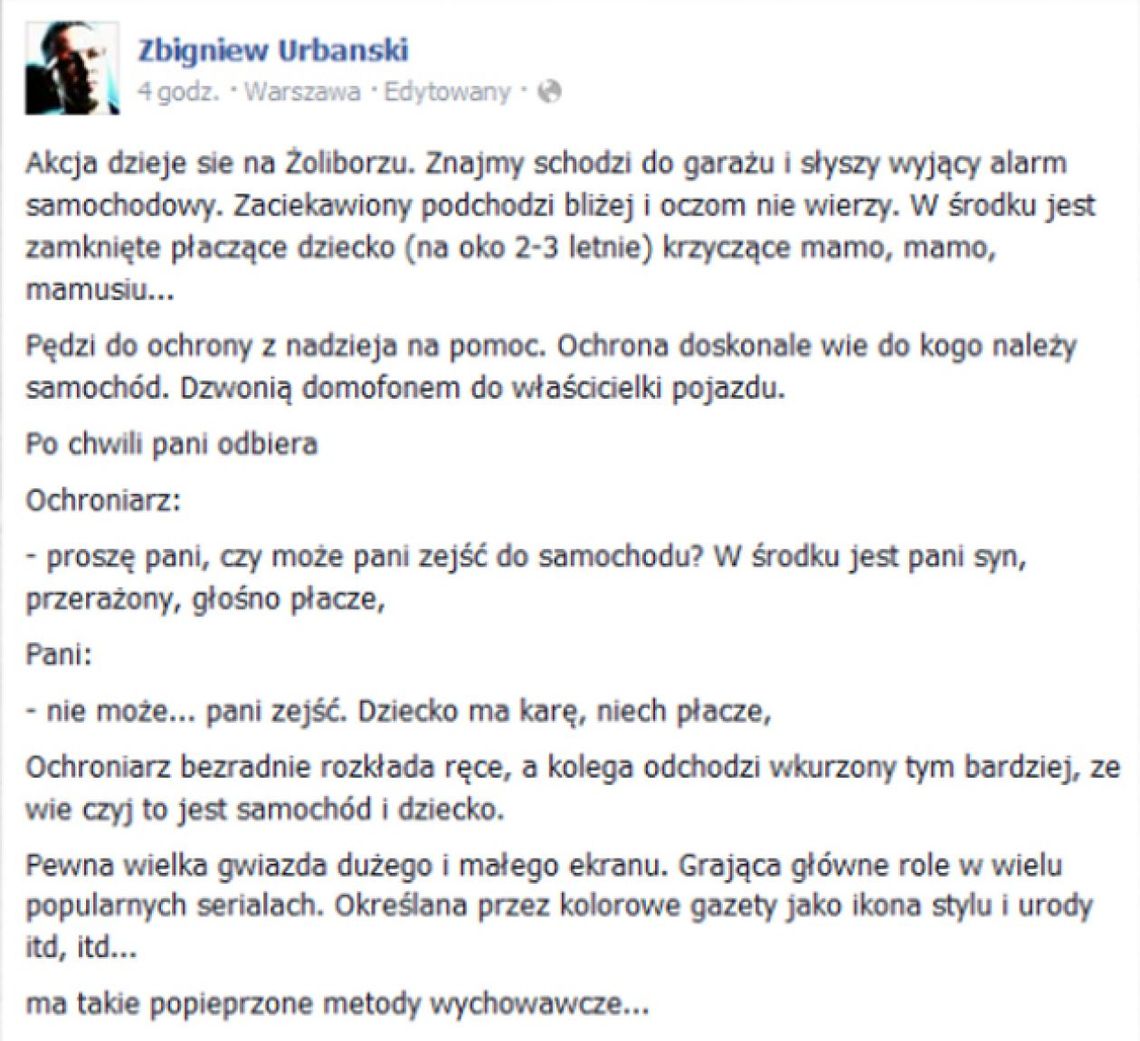 Urbański o metodach wychowawczych