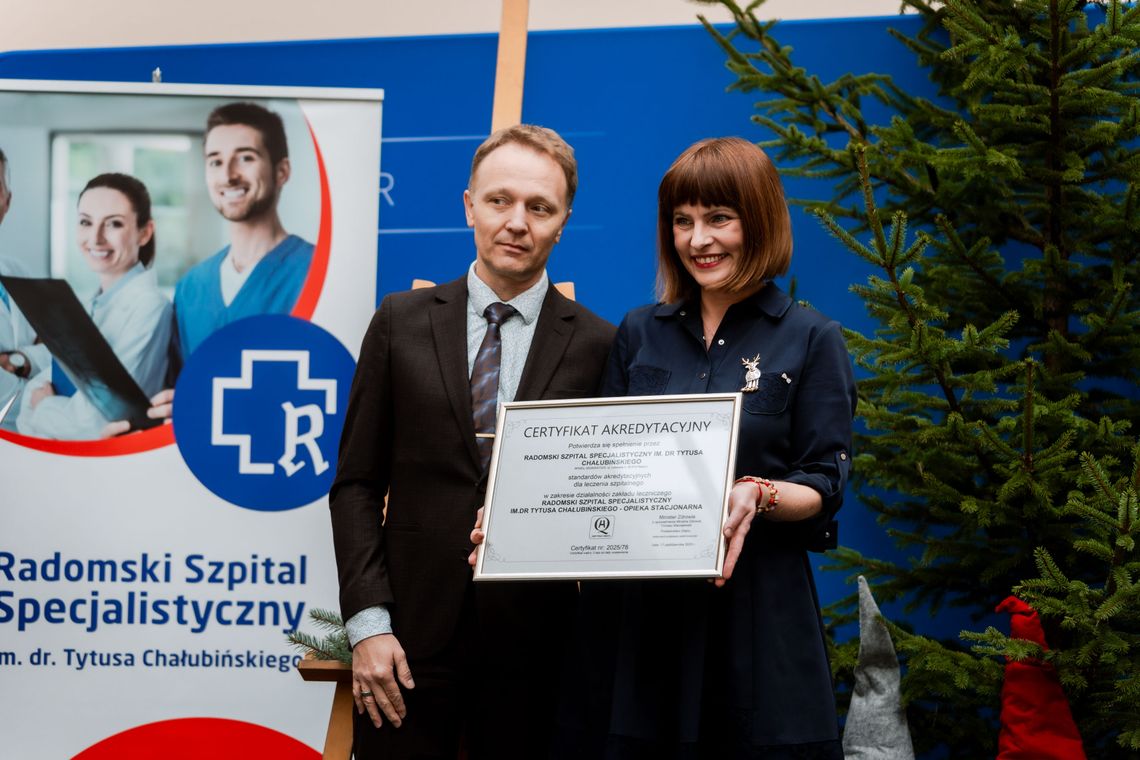 Uroczyste wręczenie certyfikatu akredytacyjnego RSS