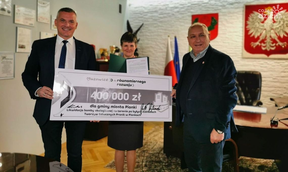 Usuwanie nitrocelulozy w Pionkach. Jest wsparcie od samorządu województwa mazowieckiego