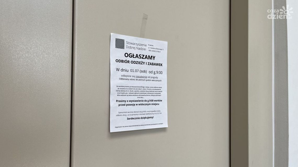 Uwaga! Fałszywa zbiórka odzieży i zabawek Uwaga! Fałszywa zbiórka odzieży i zabawek