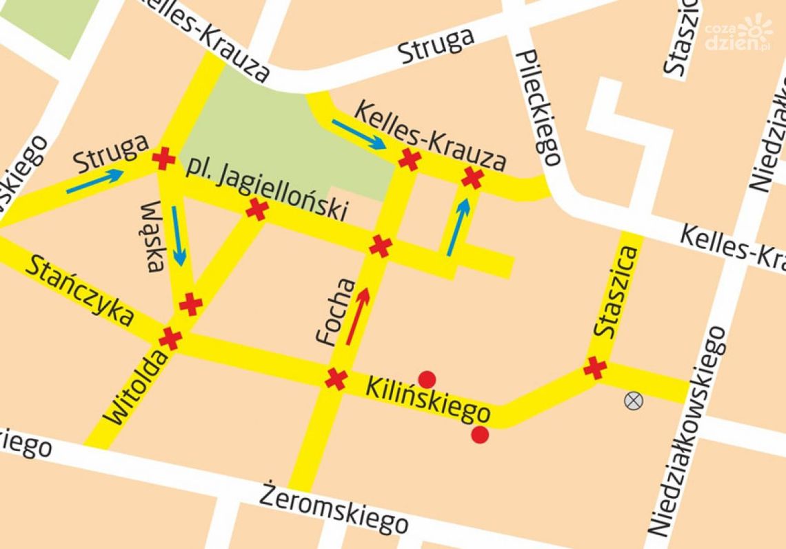 Uwaga kierowcy! Duże zmiany w Śródmieściu!