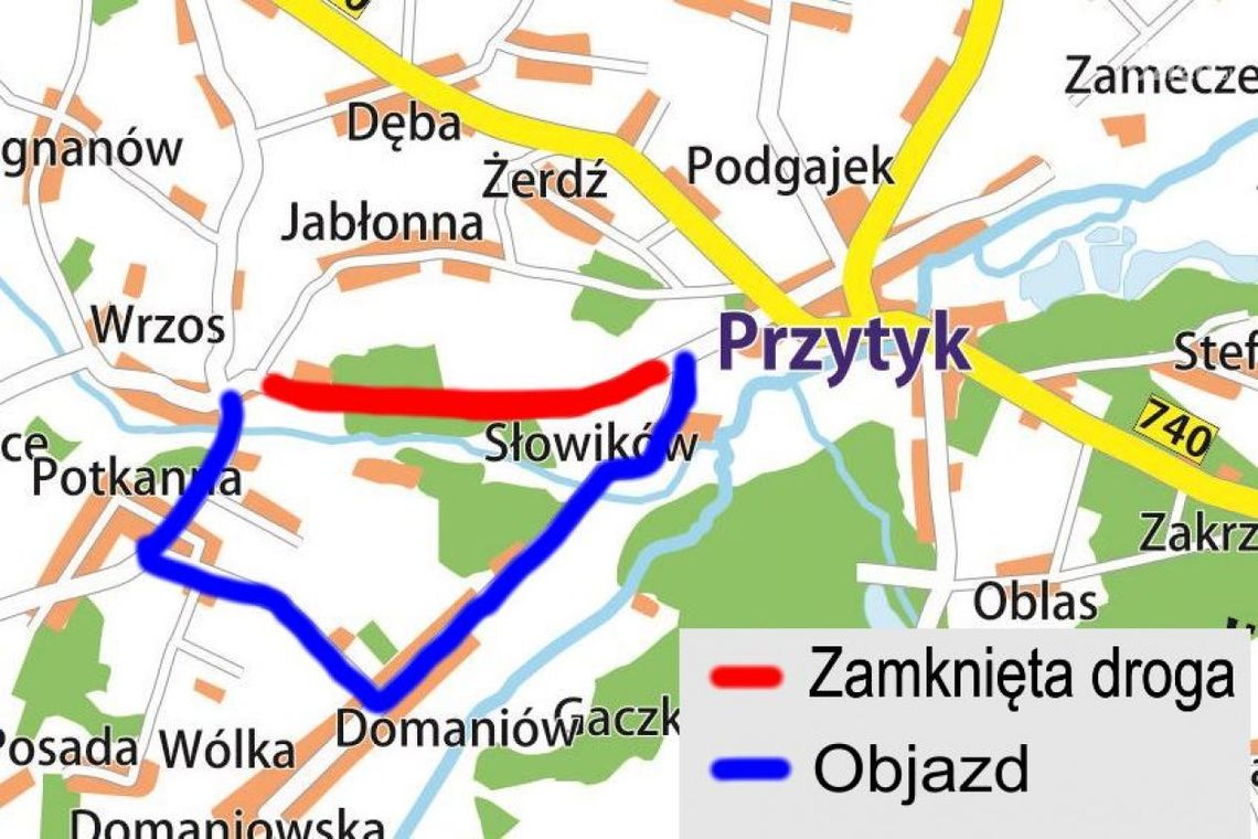 Uwaga! Utrudnienia w ruchu