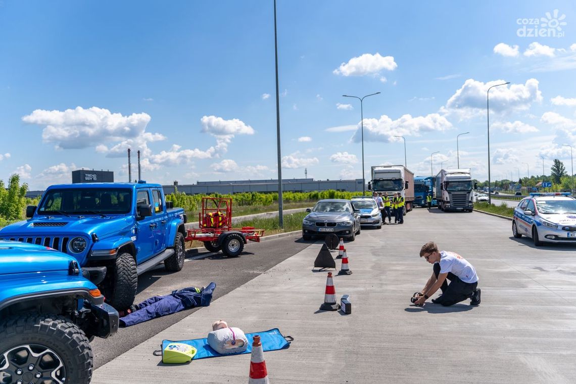 Uwaga wypadek! Nie, to tylko ćwiczenia