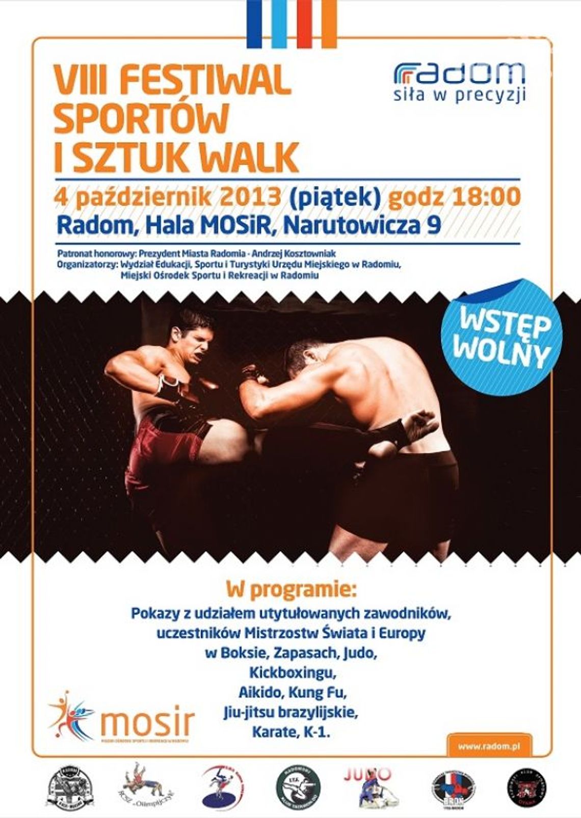 VIII Festiwal Sportów i Sztuk Walki już dzisiaj