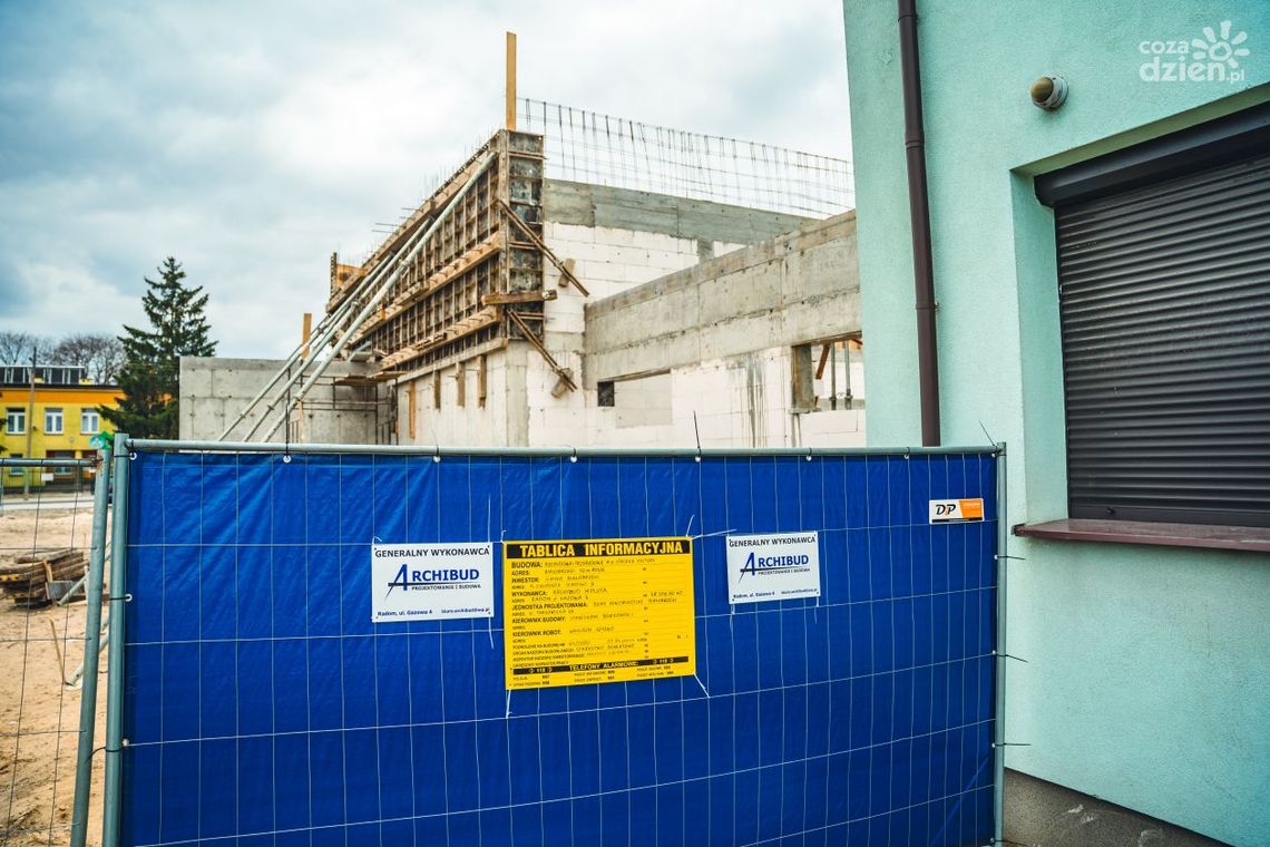 W Białobrzegach trwają prace przy rozbudowie MGOK