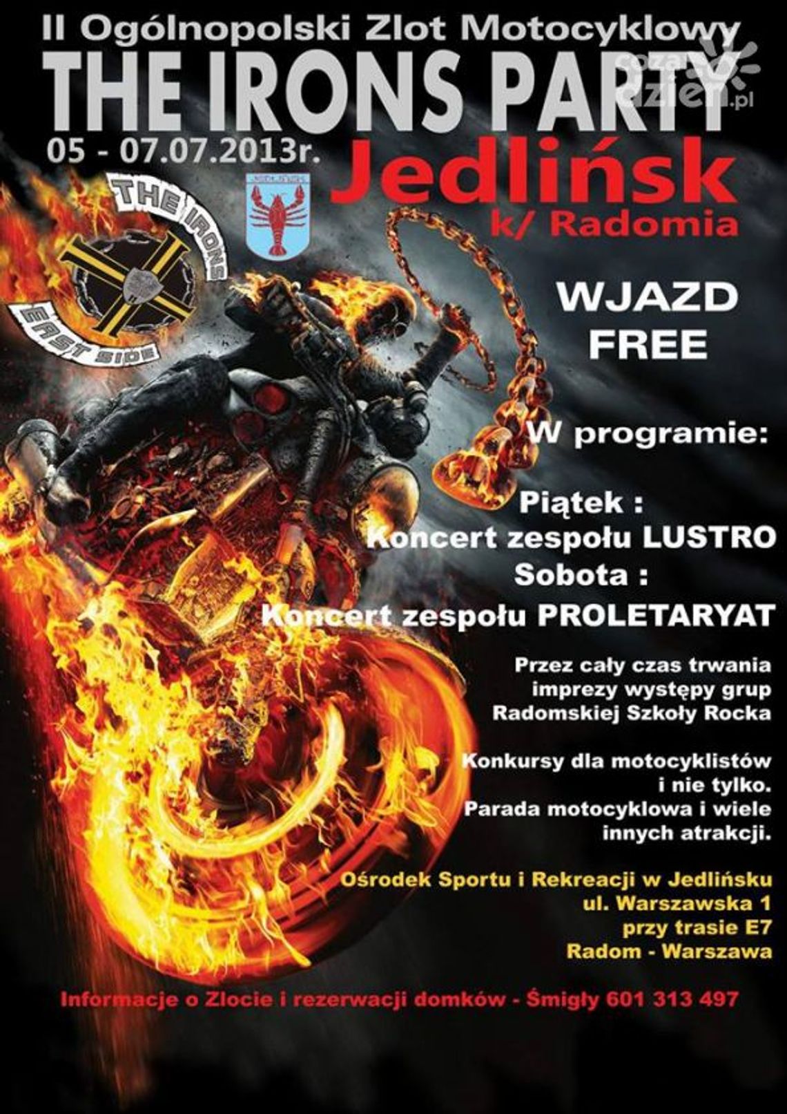 W Jedlińsku zlot motocykli! Zagra Proletaryat