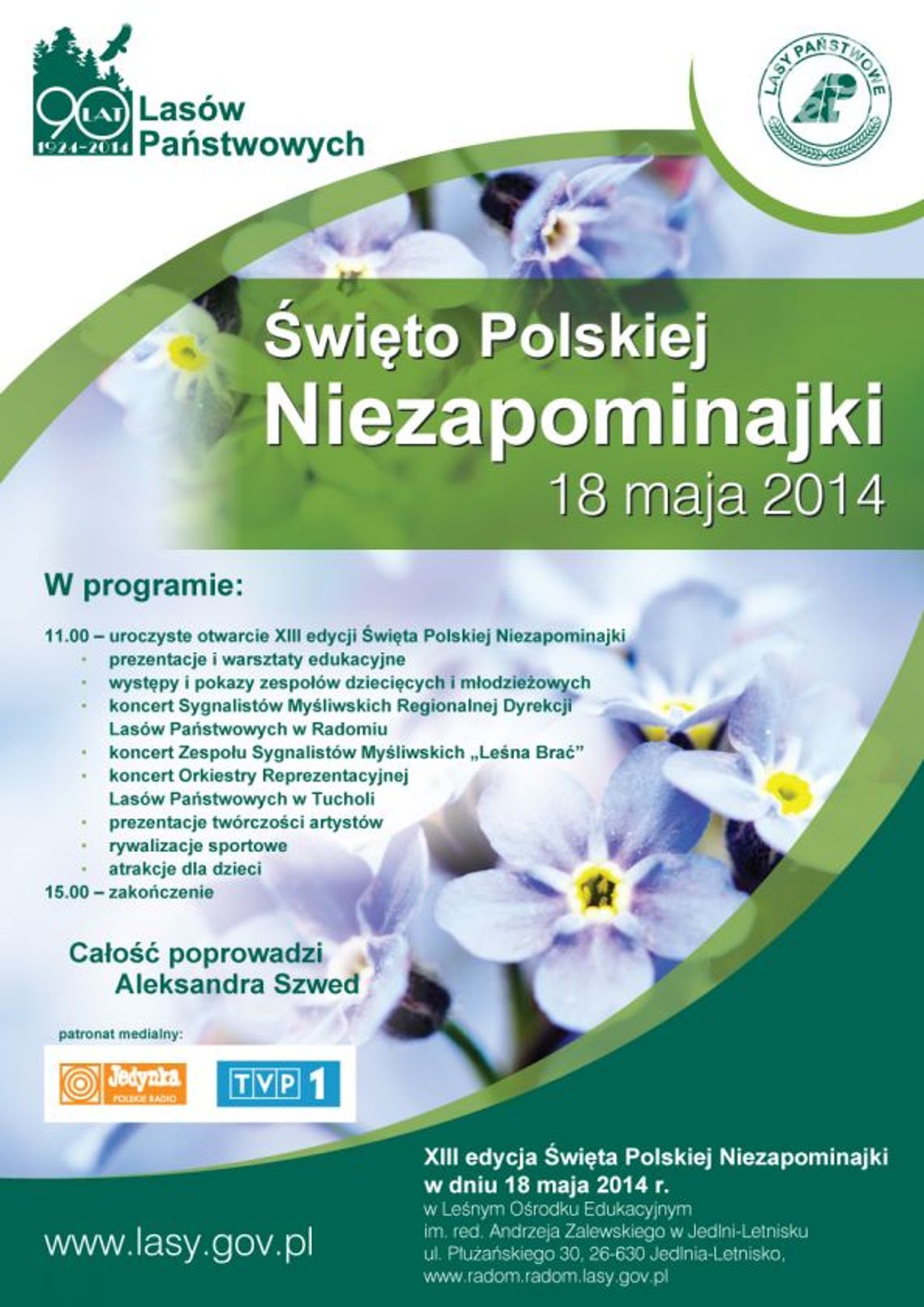 W niedzielę Święto Polskiej Niezapominajki