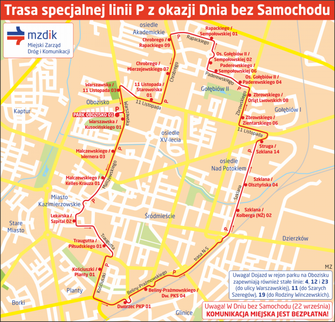 W niedzielę uruchomią linię P