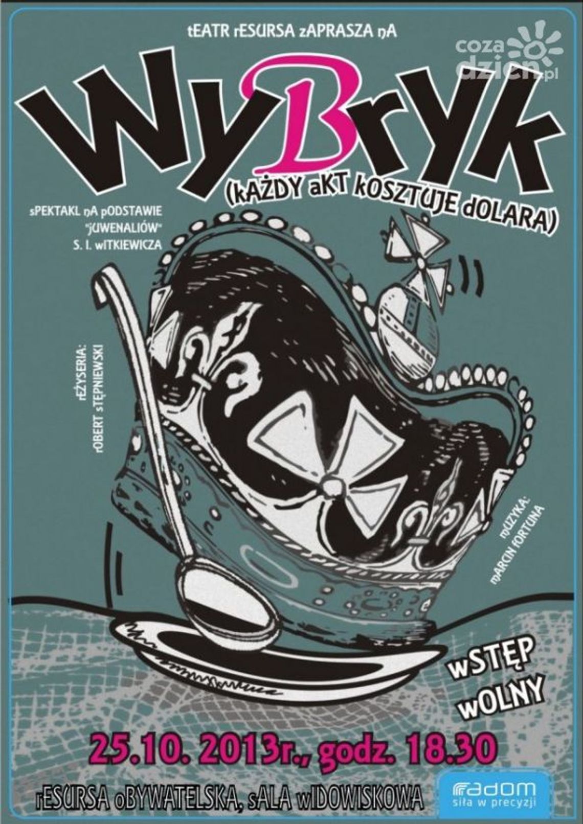 W piątek premiera Teatru Resursa! W piątek premiera Teatru Resursa!