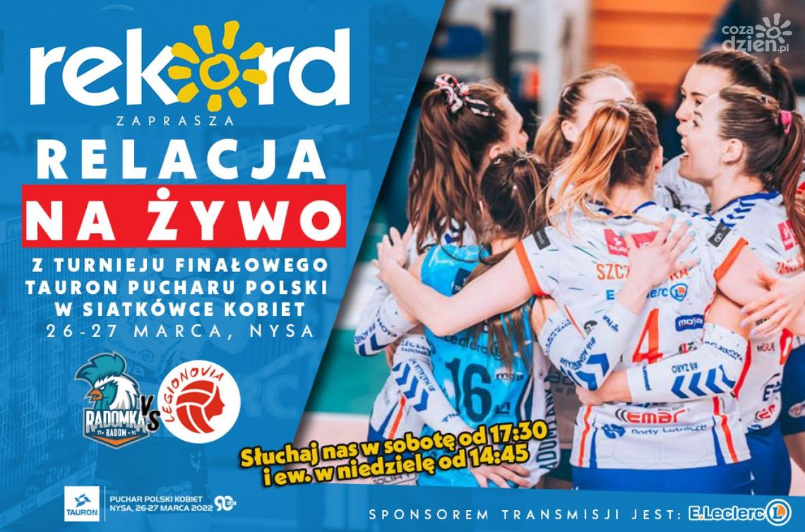 W Radiu Rekord relacja na żywo z Tauron Pucharu Polski kobiet - prosto z Nysy!