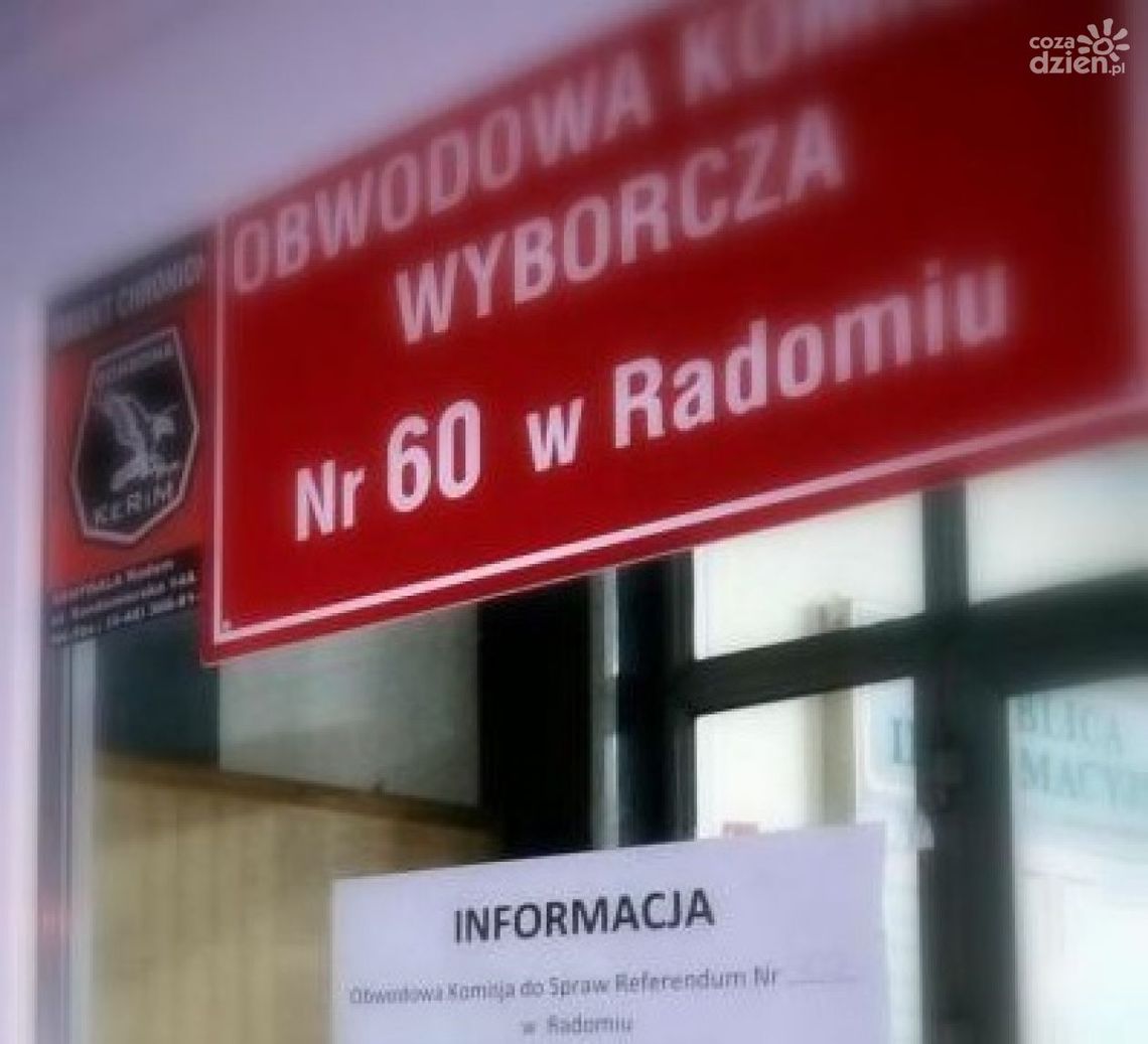 W Radomiu frekwencja nieco pond 8 proc.