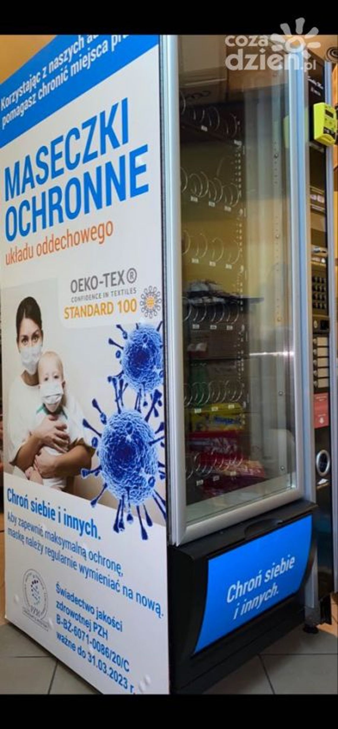 W Radomiu stanął maseczkomat