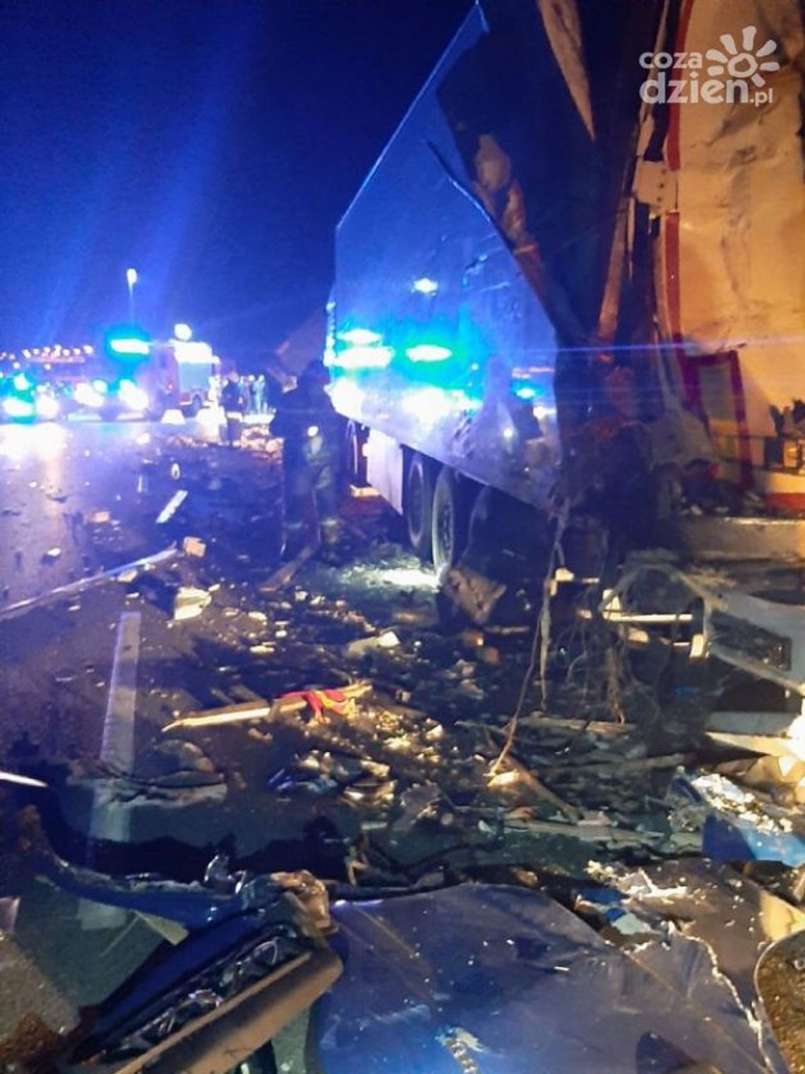 W Słomczynie zderzyły się dwa tiry