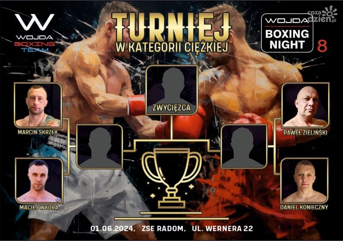 W sobotę w Radomiu gala boksu Wojda Boxing Night 8. Transmisja na cozadzien.pl