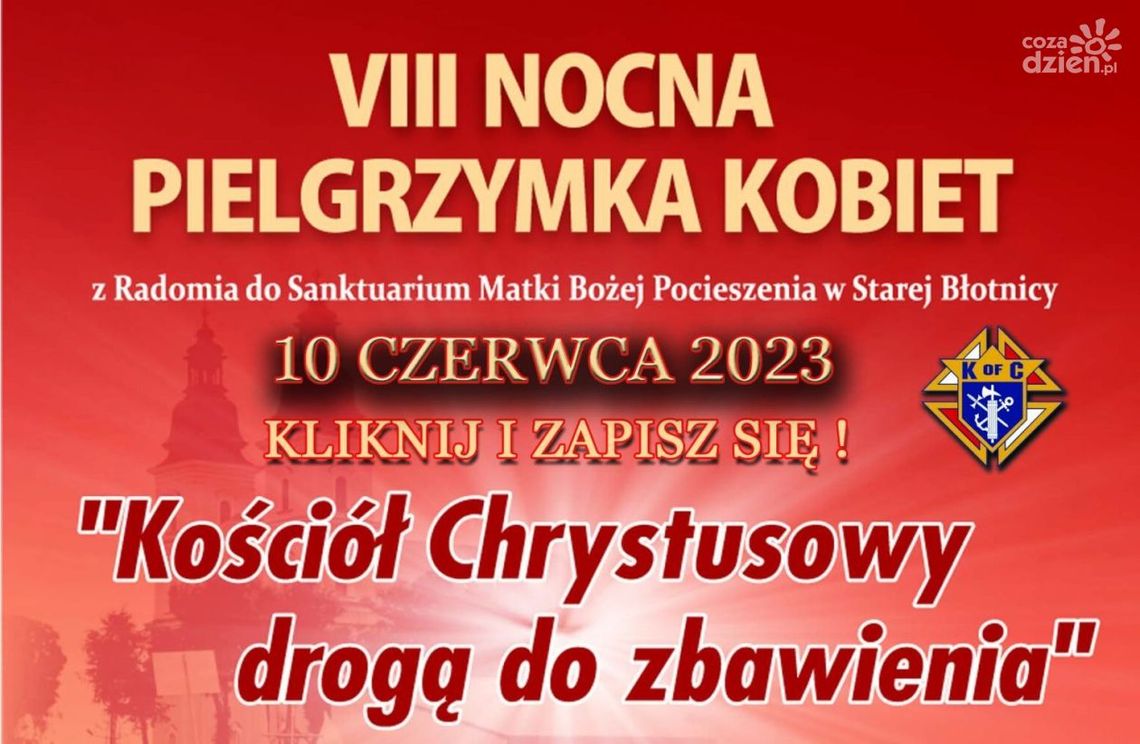 W sobotę wyruszy VIII Nocna Pielgrzymka Kobiet