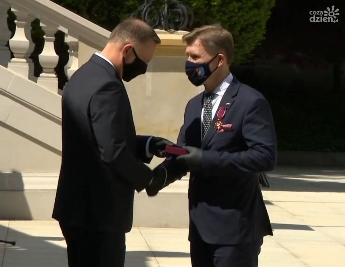 Waldemar Trelka otrzymał Złoty Krzyż Zasługi od Andrzeja Dudy