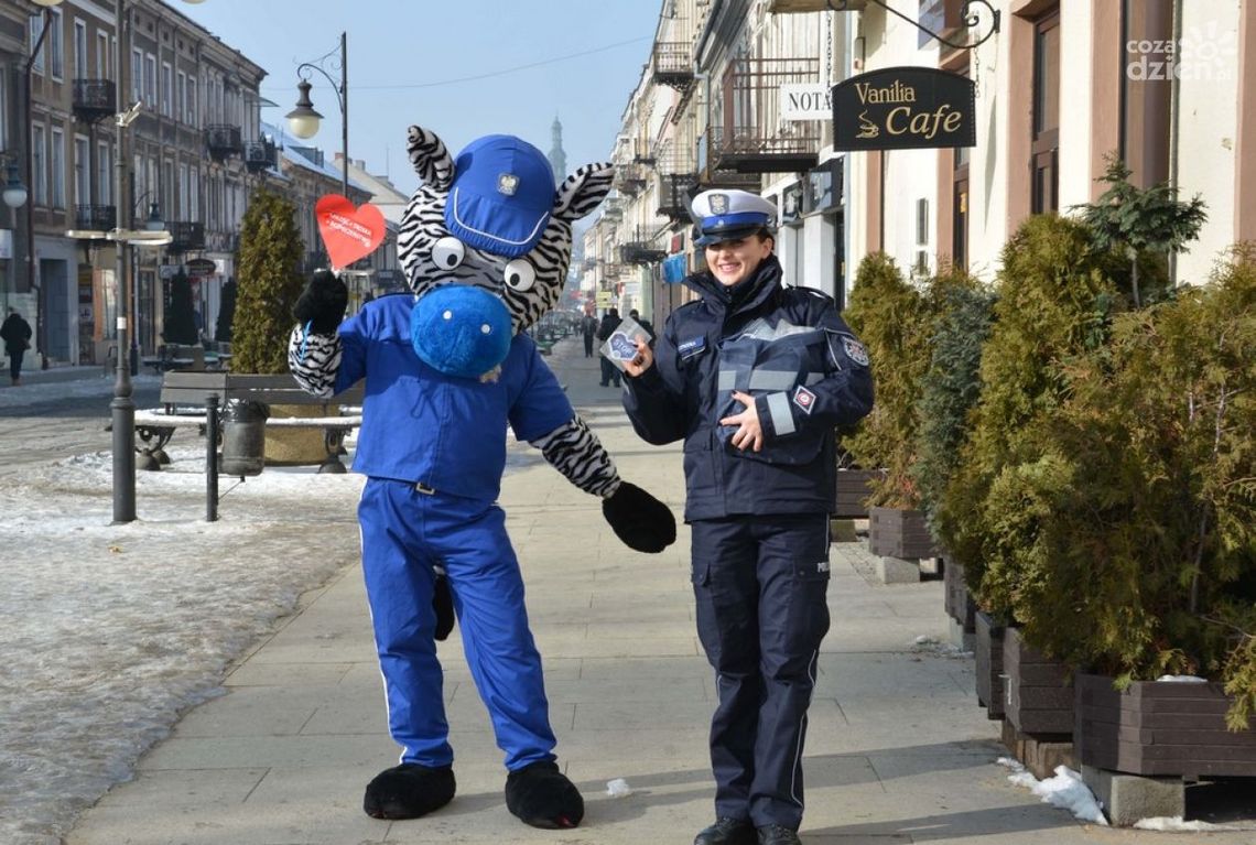 Walentynki z mazowiecką drogówką