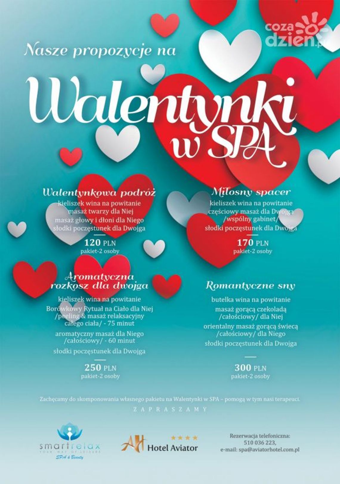 Walentynkowy Smart Relax Spa w Hotelu Aviator